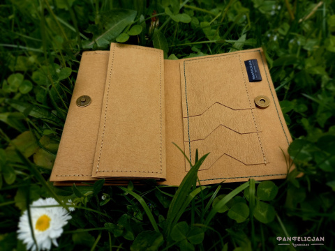 dostępne na zamówienie - napisz do mnie / portfel zielnik - rudy