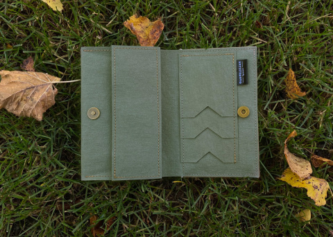 dostępne na zamówienie - napisz do mnie / portfel zielnik - mniszki