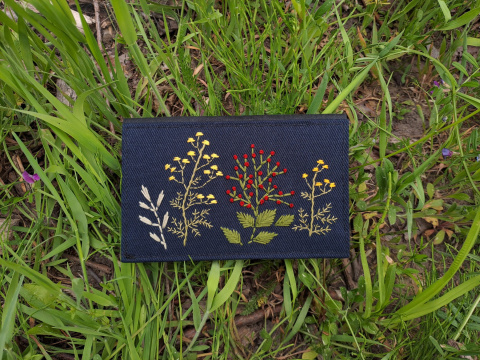 dostępne na zamówienie - napisz do mnie / portfel zielnik - zbiory farbiarki