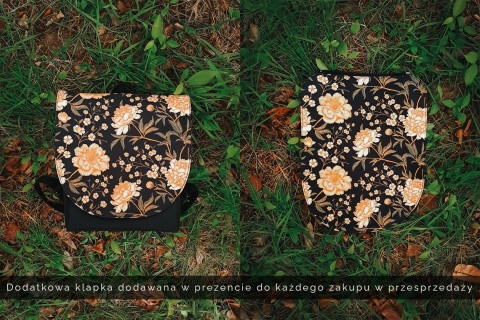 plecak czarny - mimozy
