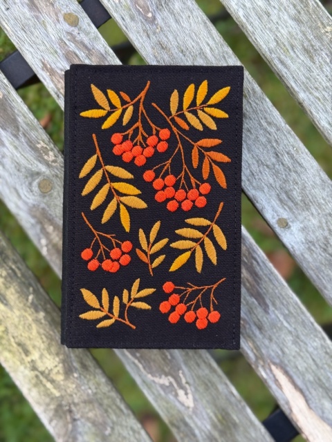 portfel - czarna jarzębina