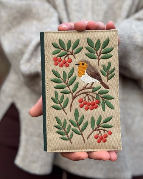 portfel - rudzik w jarzębinie